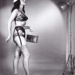 Bettie with a little case