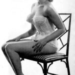 Pinup on a chair