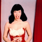 Bettie Page Has a little wiggle