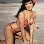 Bettie in red bikini