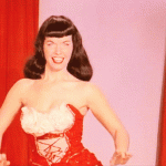 Bettie Page with a little wiggle